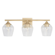 Capital Lighting AA1009SF Three Light Vanity, Soft Gold (2)