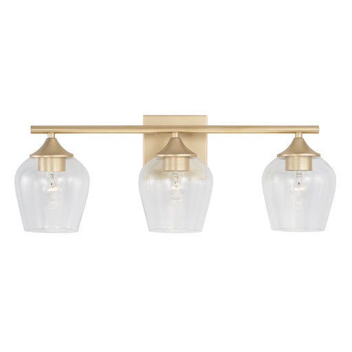 Capital Lighting AA1009SF Three Light Vanity, Soft Gold (2)