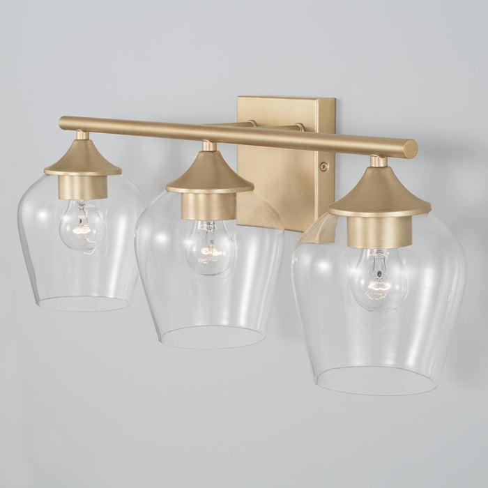 Capital Lighting AA1009SF Three Light Vanity, Soft Gold (4)