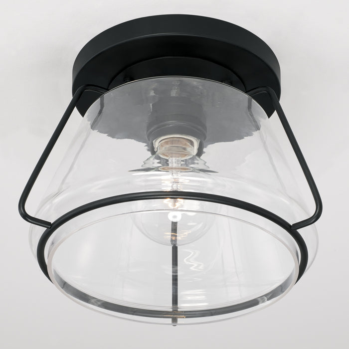 Capital Lighting AA1010MB One Light Flush Mount, Matte Black (4)