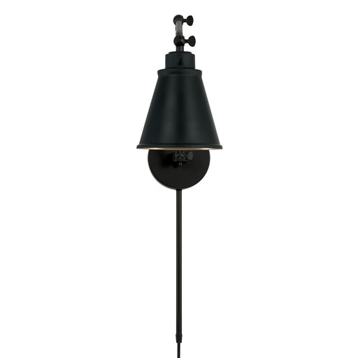 Capital Lighting AA1011MB One Light Wall Sconce, Matte Black (2)