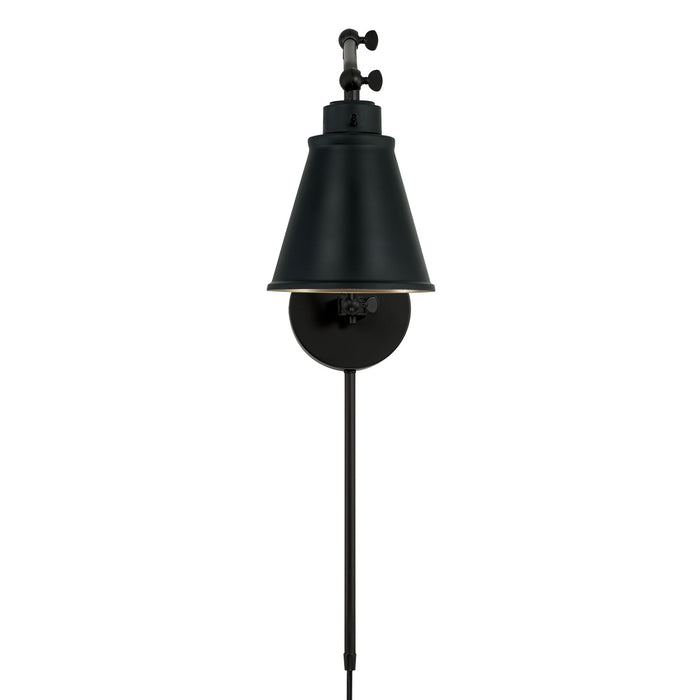 Capital Lighting AA1011MB One Light Wall Sconce, Matte Black (2)
