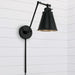 Capital Lighting AA1011MB One Light Wall Sconce, Matte Black (5)