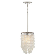 Capital Lighting AA1012PN One Light Pendant, Polished Nickel (2)