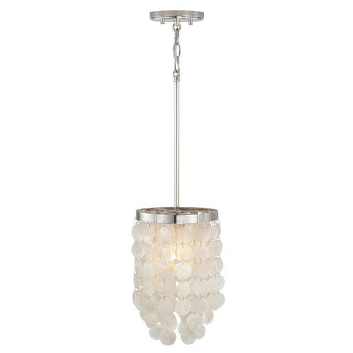 Capital Lighting AA1012PN One Light Pendant, Polished Nickel (2)