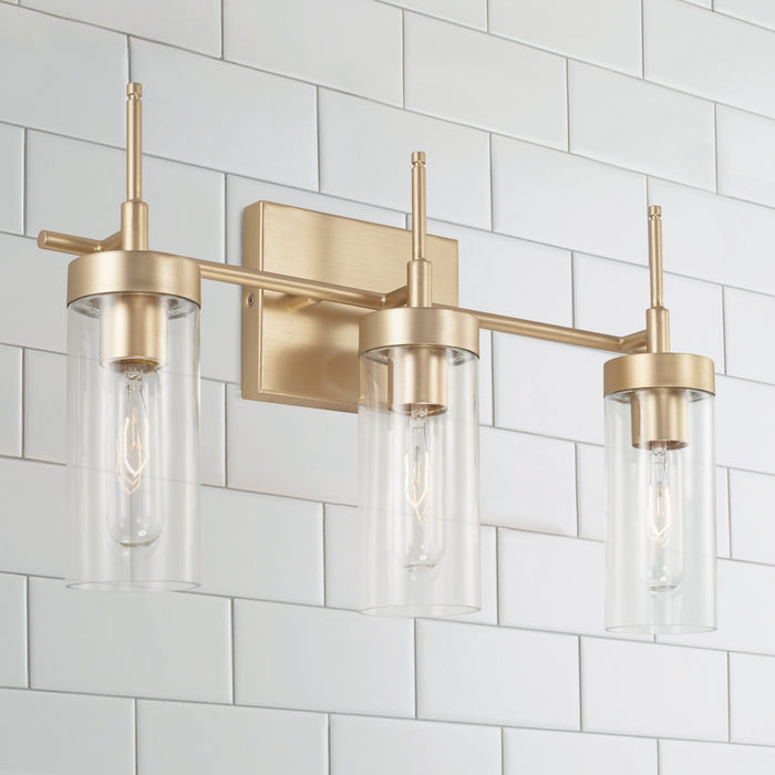 Capital Lighting AA1015SF Three Light Vanity, Soft Gold (3)