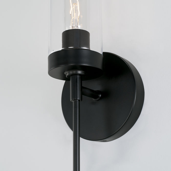 Capital Lighting AA1016MB One Light Wall Sconce, Matte Black (4)