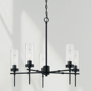 Capital Lighting AA1017MB Five Light Chandelier, Matte Black (3)