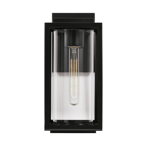 Capital Lighting AA1018MB One Light Outdoor Wall Lantern, Matte Black (2)