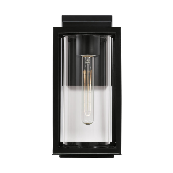 Capital Lighting AA1018MB One Light Outdoor Wall Lantern, Matte Black (2)