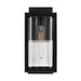 Capital Lighting AA1018MB One Light Outdoor Wall Lantern, Matte Black (2)