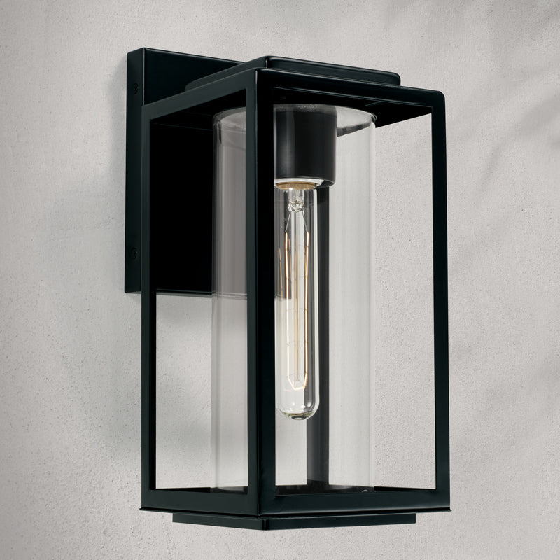 Capital Lighting AA1018MB One Light Outdoor Wall Lantern, Matte Black (4)