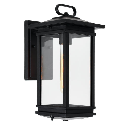 CWI Lighting 0422W7-1-101 Oakwood One Light Outdoor Wall Lantern Black Alt 1.jpg