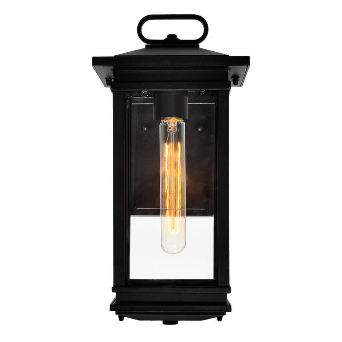 CWI Lighting 0422W7-1-101 Oakwood One Light Outdoor Wall Lantern, Black Alternate Image 4.jpg