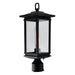 CWI Lighting 0422PT7-1-101 Oakwood One Light Outdoor Lantern Head Black Alt 1.jpg