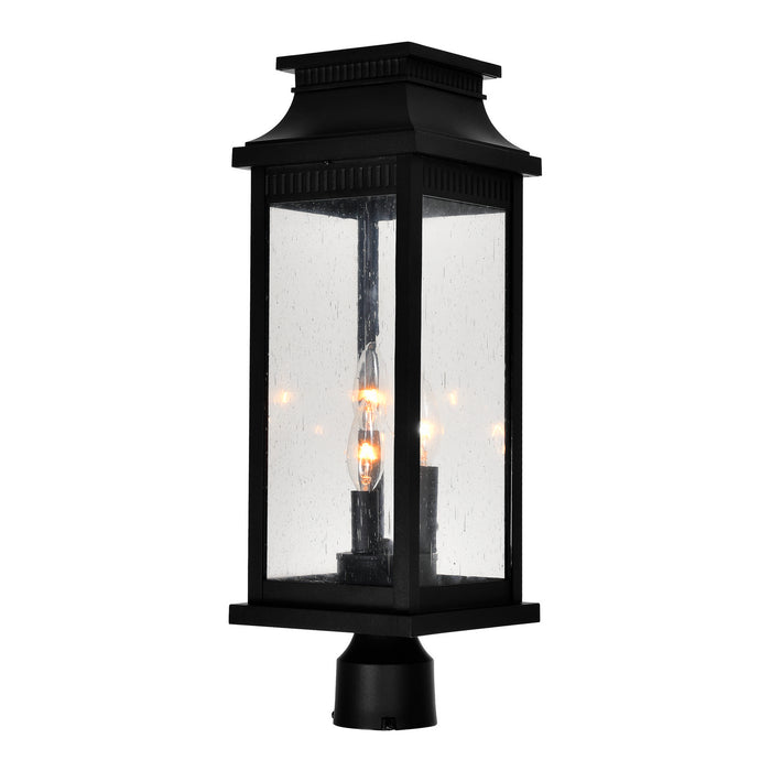 CWI Lighting 0418PT7L-3 Milford Three Light Outdoor Lantern Head Black Alt 3.jpg