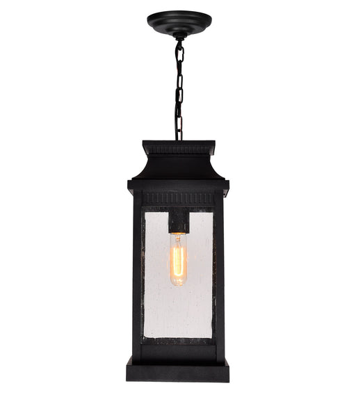 CWI Lighting 0418P7L-1 Milford One Light Outdoor Pendant Black Alt 1.jpg