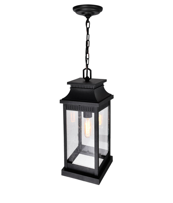 CWI Lighting 0418P7L-1 Milford One Light Outdoor Pendant, Black Alternate Image 2.jpg