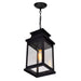 CWI Lighting 0418P7L-1 Milford One Light Outdoor Pendant, Black Alternate Image 3.jpg