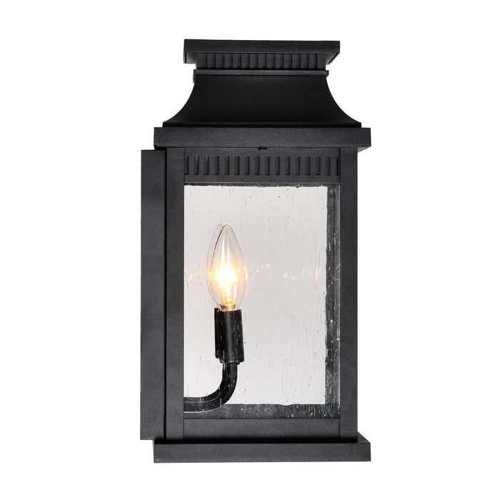 CWI Lighting 0418W7S-2 Milford Two Light Outdoor Wall Lantern Black Alt 2.jpg