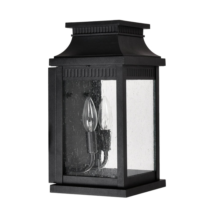 CWI Lighting 0418W7S-2 Milford Two Light Outdoor Wall Lantern Black Alt 5.jpg