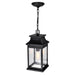 CWI Lighting 0418P7S-1 Milford One Light Outdoor Pendant, Black Alternate Image 2.jpg