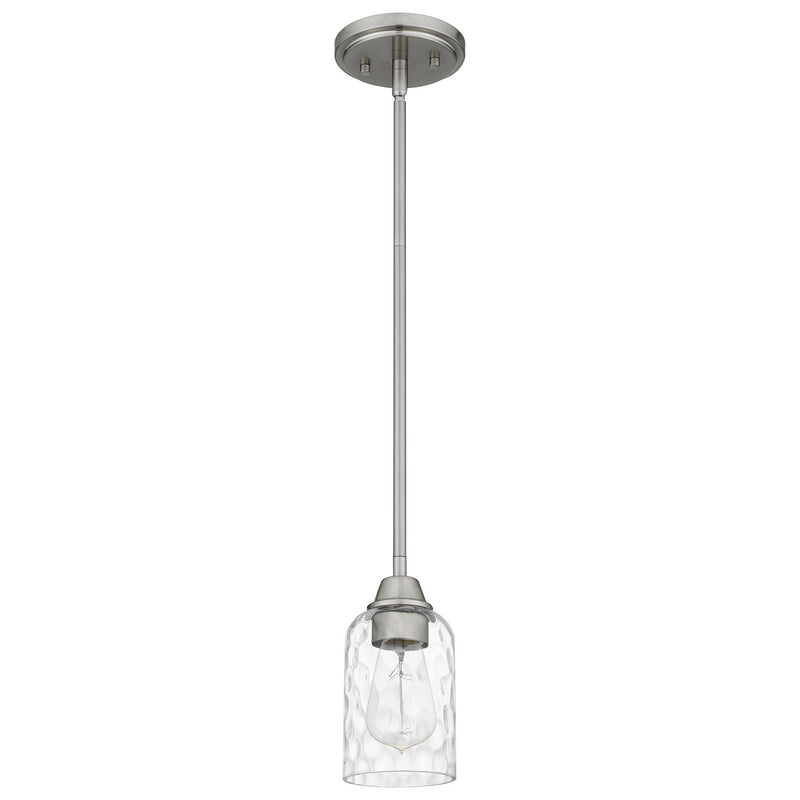 Quoizel ACA1504BN Acacia One Light Mini Pendant, Brushed Nickel Alternate Image.jpg