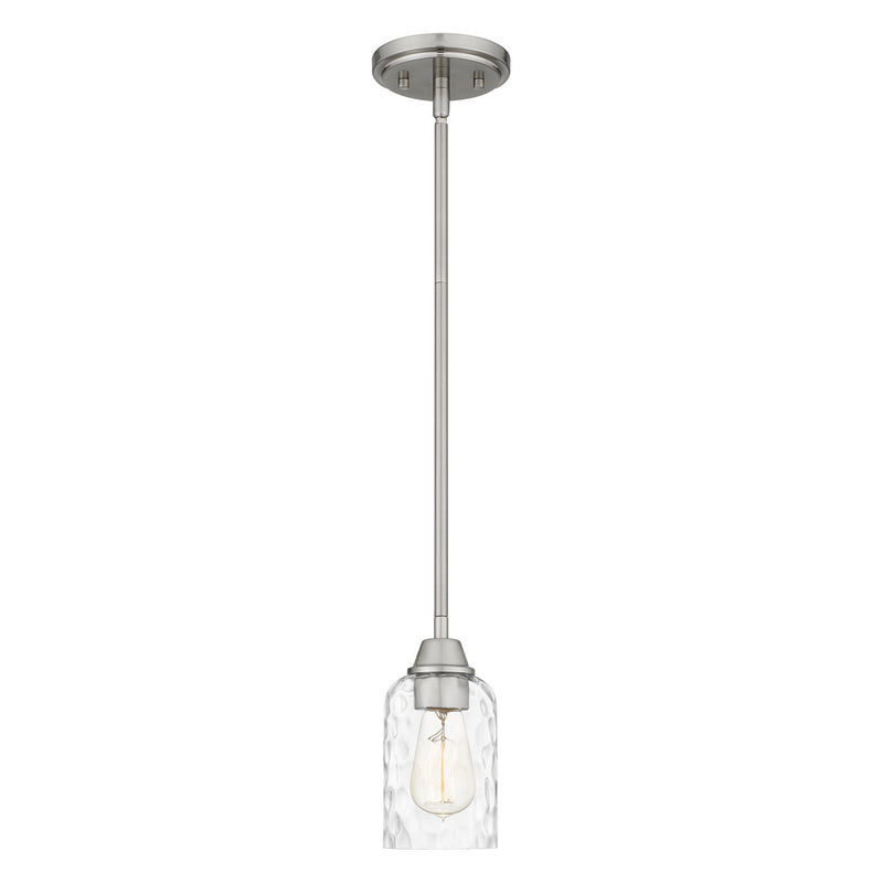 Quoizel ACA1504BN Acacia One Light Mini Pendant, Brushed Nickel Alternate Image 2.jpg