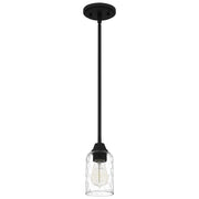 Quoizel ACA1504MBK Acacia One Light Mini Pendant, Matte Black Alternate Image.jpg