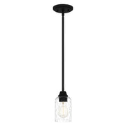 Quoizel ACA1504MBK Acacia One Light Mini Pendant, Matte Black Alternate Image 2.jpg