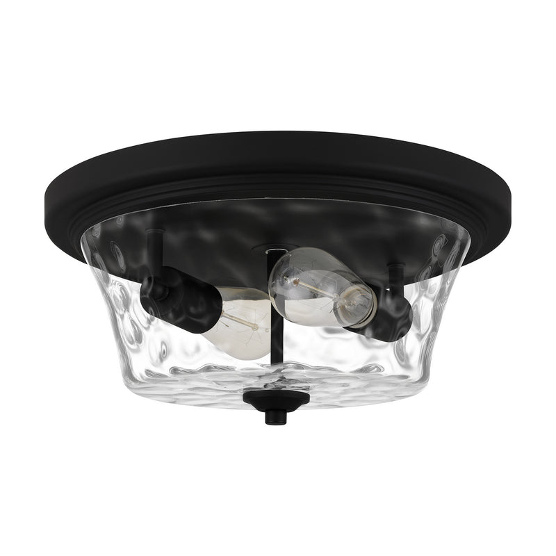 Quoizel ACA1614MBK Acacia Two Light Flush Mount, Matte Black Alternate Image.jpg