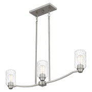 Quoizel ACA335BN Acacia Three Light Linear Chandelier, Brushed Nickel Alternate Image 3.jpg
