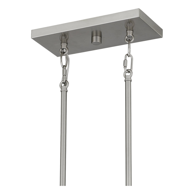 Quoizel ACA335BN Acacia Three Light Linear Chandelier, Brushed Nickel Alternate Image.jpg