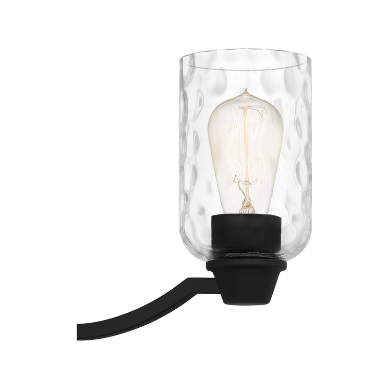 Quoizel ACA5020MBK Acacia Three Light Chandelier, Matte Black Alternate Image 4.jpg