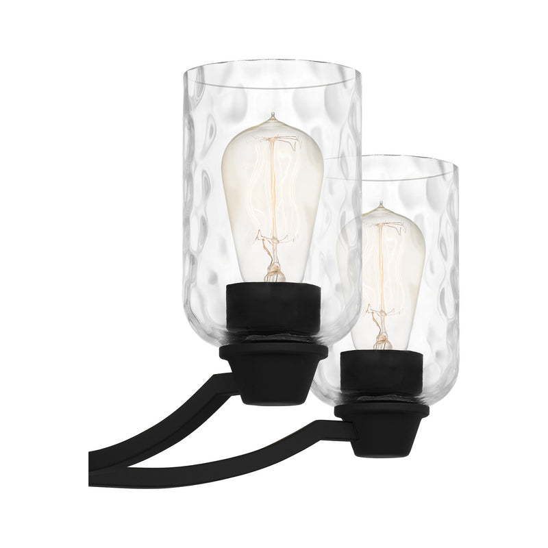 Quoizel ACA5024MBK Acacia Five Light Chandelier, Matte Black Alternate Image 4.jpg