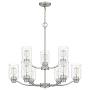 Quoizel ACA5029BN Acacia Nine Light Chandelier, Brushed Nickel Alternate Image.jpg