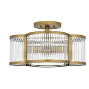 Quoizel ASR1715WS Aster Four Light Semi-Flush Mount, Weathered Brass Alternate Image.jpg
