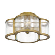 Quoizel ASR1715WS Aster Four Light Semi-Flush Mount, Weathered Brass Alternate Image 3.jpg