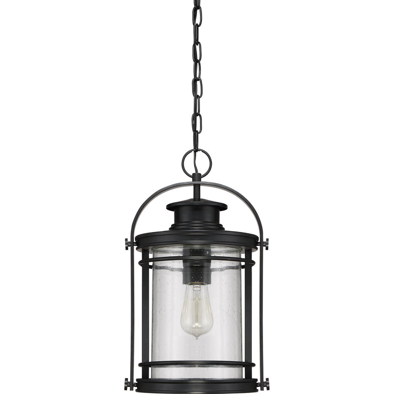 Quoizel BKR1510K Booker One Light Mini Pendant, Mystic Black Alternate Image.jpg