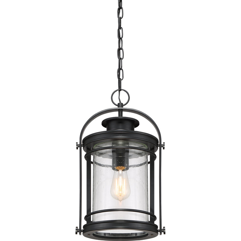 Quoizel BKR1510K Booker One Light Mini Pendant, Mystic Black Alternate Image 2.jpg