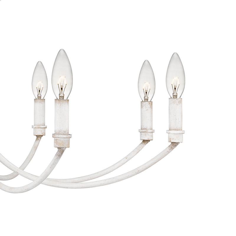 Quoizel BRR5032AWH Briar 12 Light Chandelier, Antique White Alternate Image 4.jpg