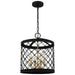 Quoizel CAI2814EK Calais Four Light Pendant, Earth Black Alternate Image.jpg