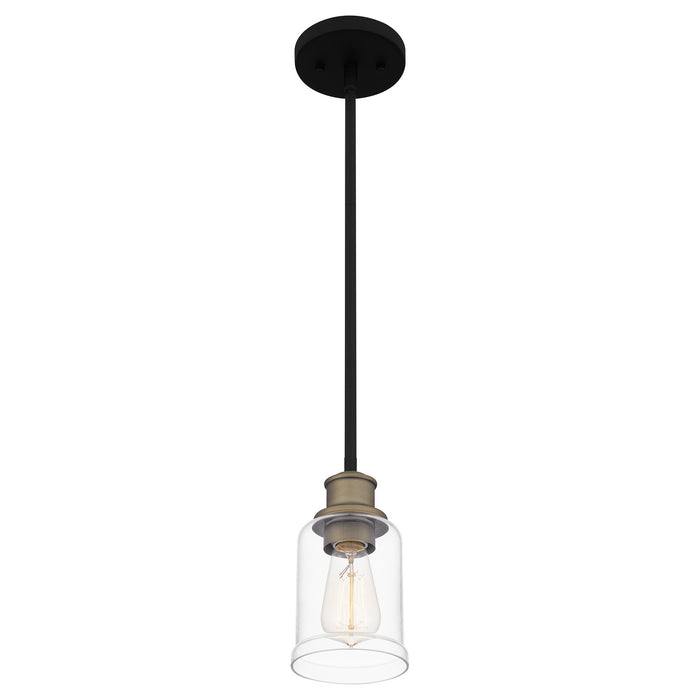 Quoizel COX1504MBK Cox One Light Mini Pendant, Matte Black Alternate Image 3.jpg