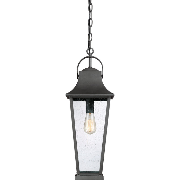 Quoizel GLV1508MB Galveston One Light Mini Pendant, Mottled Black Alternate Image 3.jpg