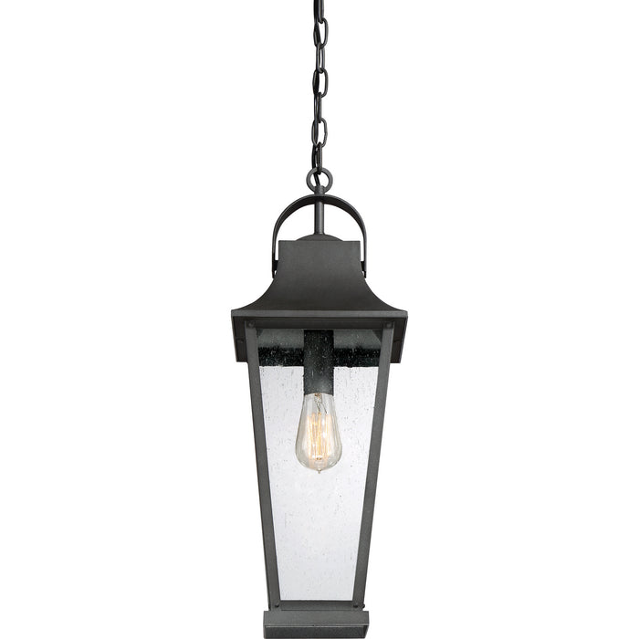 Quoizel GLV1508MB Galveston One Light Mini Pendant, Mottled Black Alternate Image 4.jpg