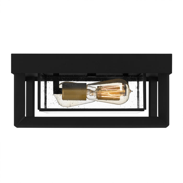 Quoizel INF1613EK Infinger Two Light Flush Mount, Earth Black Alternate Image 2.jpg