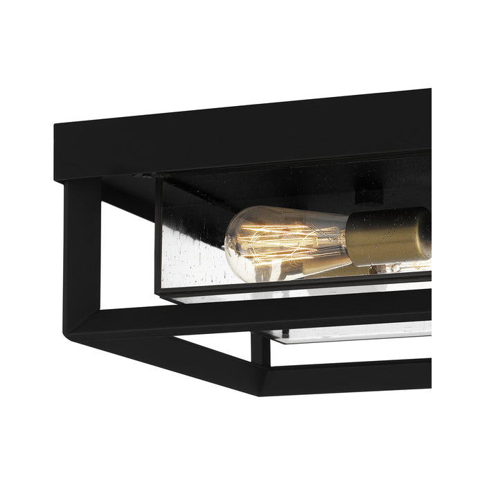 Quoizel INF1613EK Infinger Two Light Flush Mount, Earth Black Alternate Image 4.jpg