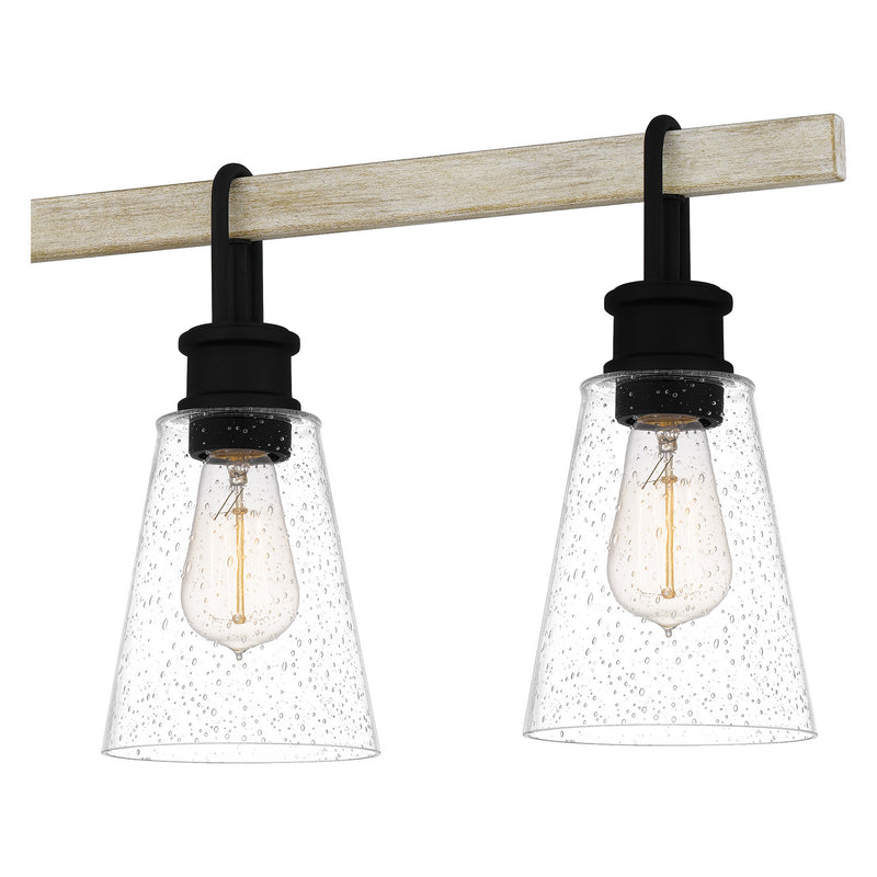 Quoizel KGB142EK Kingsbridge Five Light Linear Chandelier, Earth Black Alternate Image 4.jpg