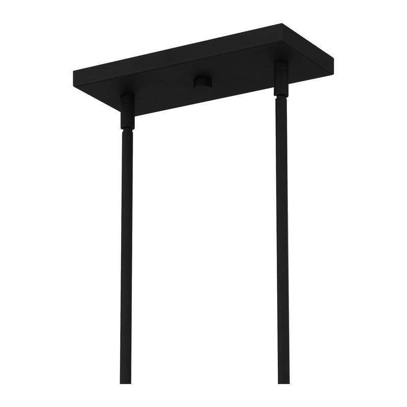 Quoizel KGB142EK Kingsbridge Five Light Linear Chandelier, Earth Black Alternate Image.jpg