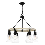 Quoizel KGB5029EK Kingsbridge Six Light Chandelier, Earth Black Alternate Image 2.jpg